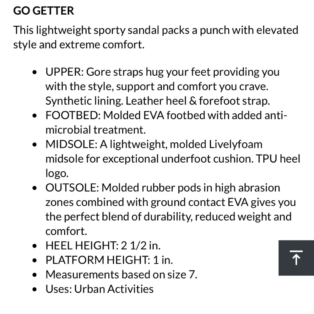 Sorel Explorer Blitz Multi Strap Slingback Size 8 platform sandals - Picture 10 of 12